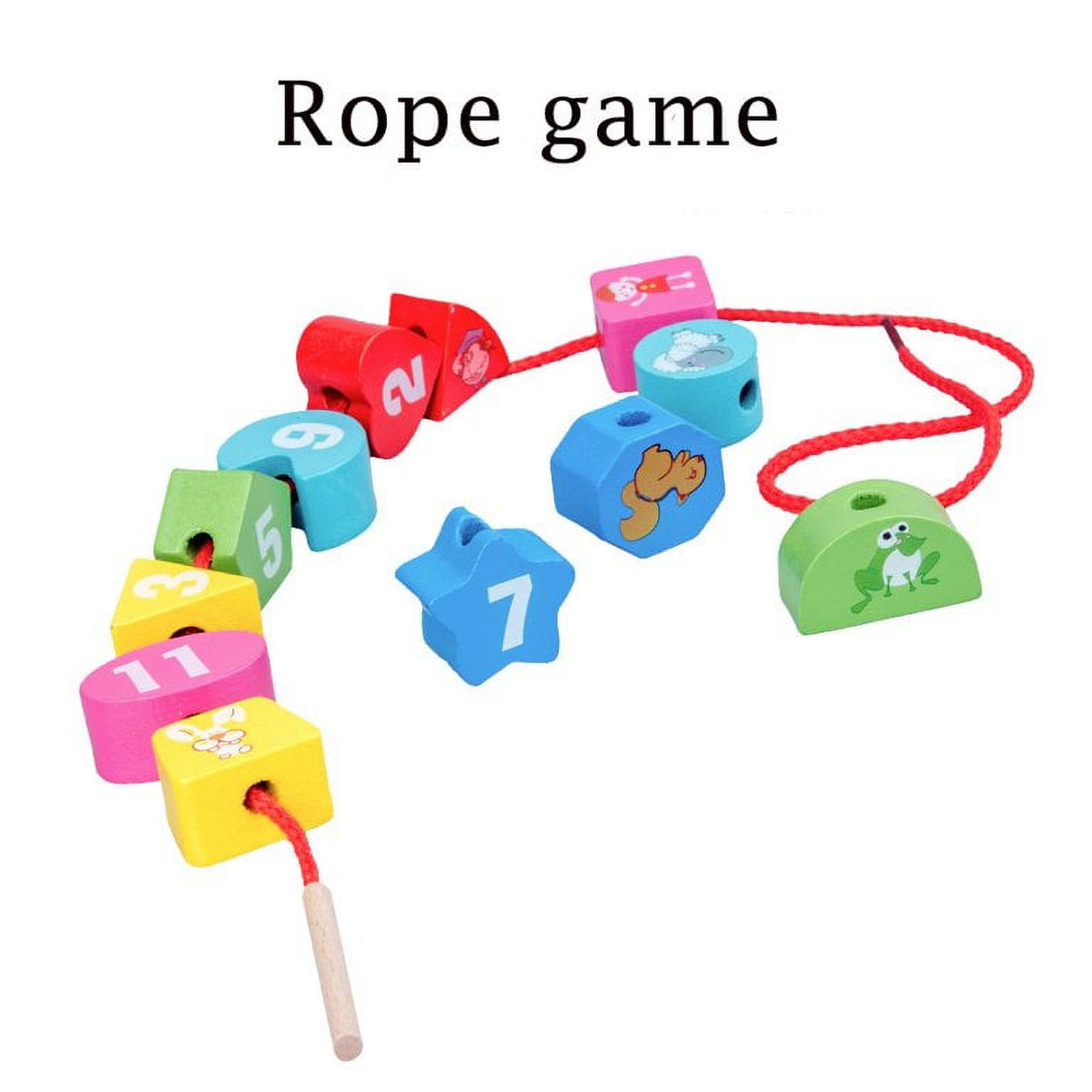 Wooden Shape Color Sorting Clock Toy Number Blocks Puzzle Stacking Sorter Jigsaw Early Learning Educational Toy Y4403
