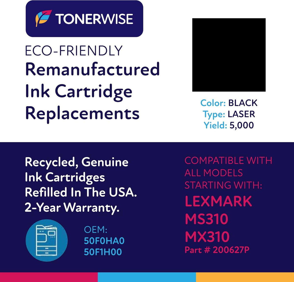 Black Ultra High Yield Toner Cartridge F81083