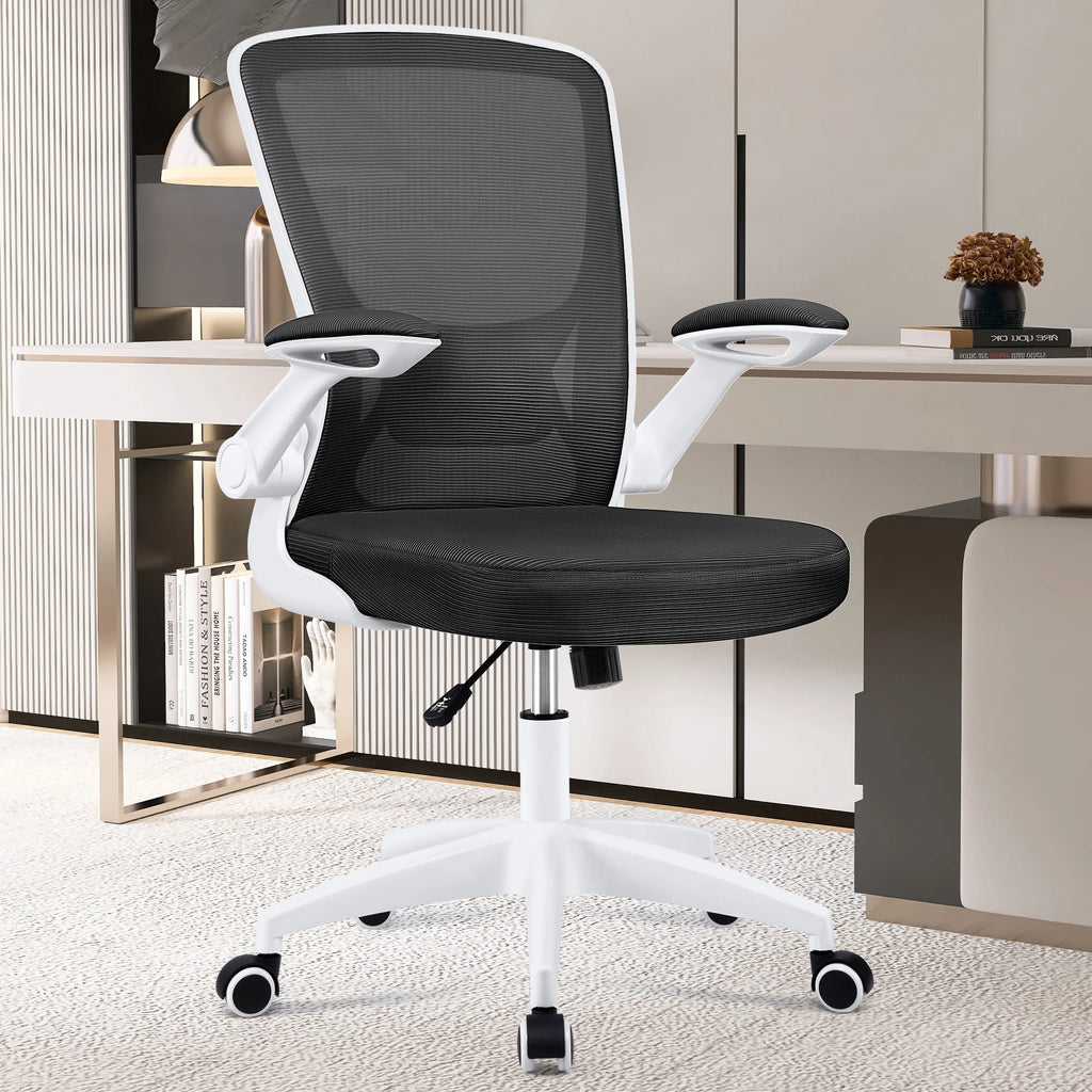 Black Ergonomic Mesh Office Chair with Lumbar Support X282