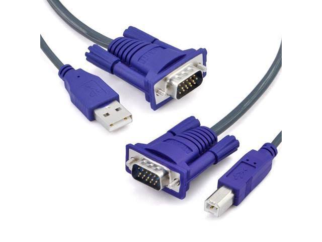 8 Port USB KVM VGA Switch with Cable B155