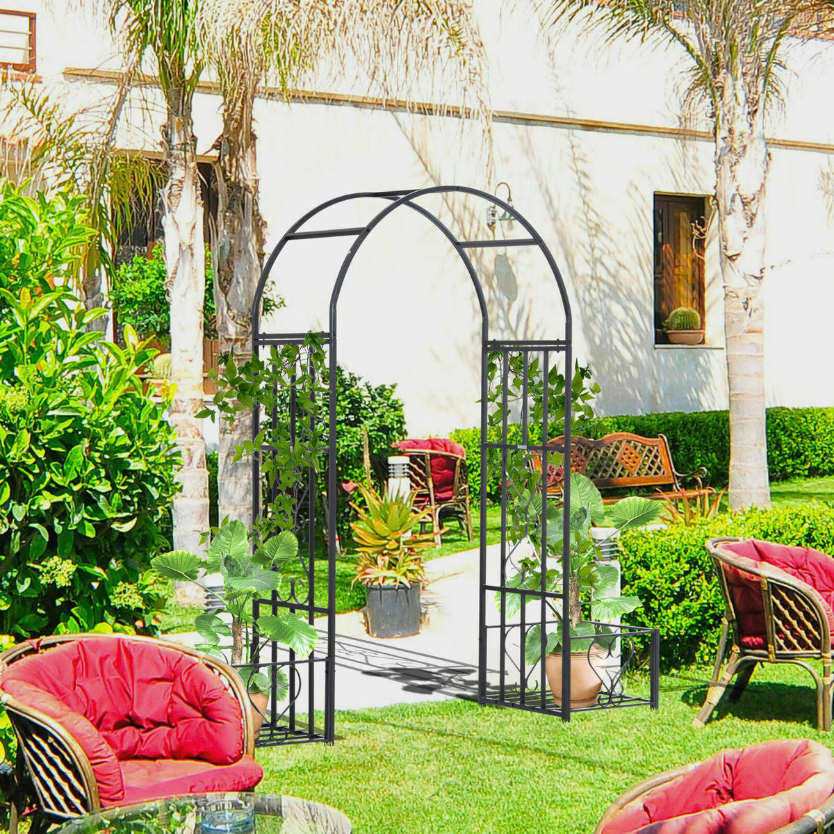 7ftx7ft Metal Garden Arch N577