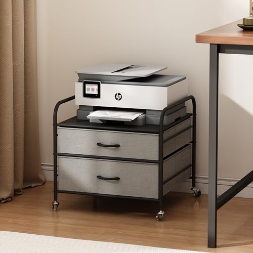 Mini Fridge Stand with 2 Drawer Storage N4849