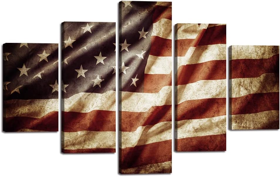 5pcs Framed Canvas Print Wall Art (50''W x 24''H) S6368