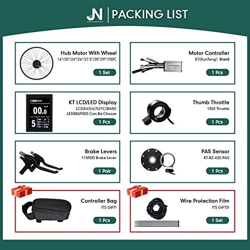 24in 1500W Electric Bike Conversion Kit Rear Wheel X491787