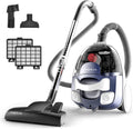Ocean Blue Bagless Canister Vacuum Cleaner with Double HEPA Filtration N24492