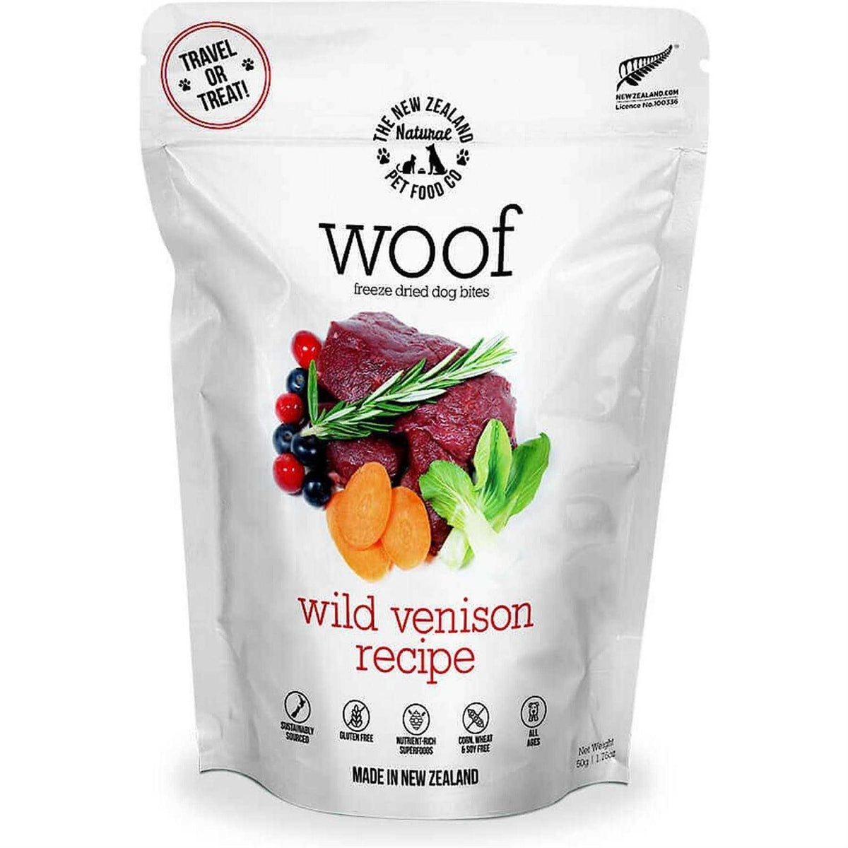 Wild Venison Freeze-Dried Pet Food Z280