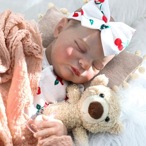 20 Inch Lifelike Newborn Baby Doll with Soft Cloth Body P6100
