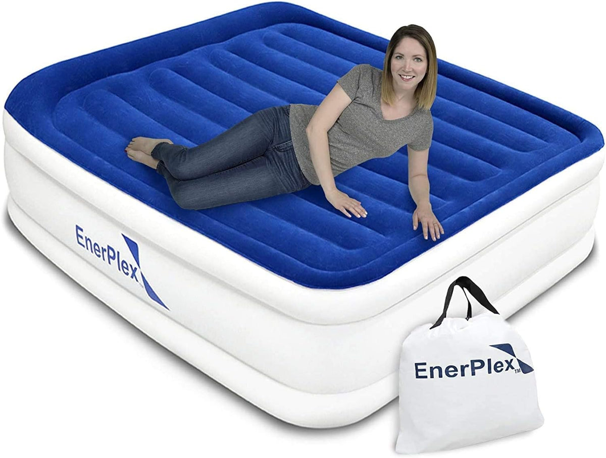 Queen Air Mattress with Built-in Dual Pump Y65687