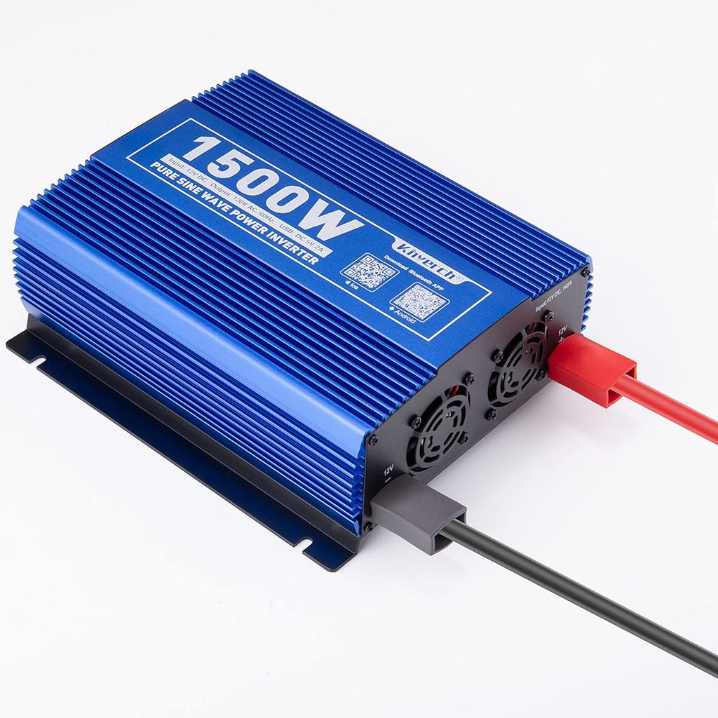 3000W Power Inverter DC12V to 110V AC with 4AC Outlets 2USB Port R3985