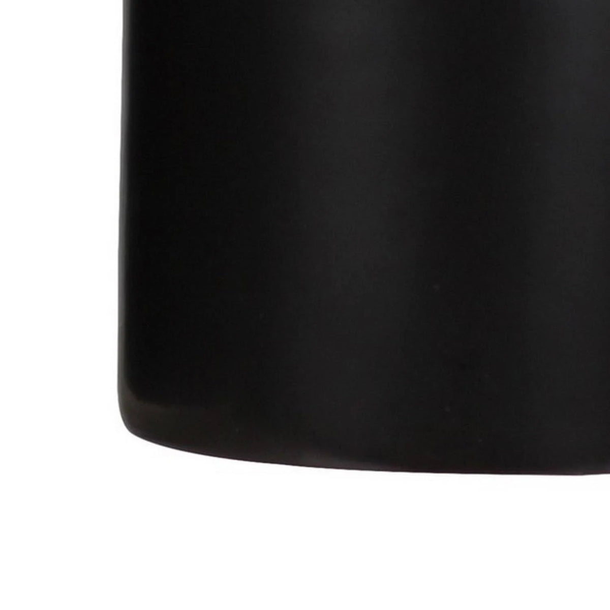 Dual Tone Round Ceramic Canister with Wooden Lid, Set of 2 M636821