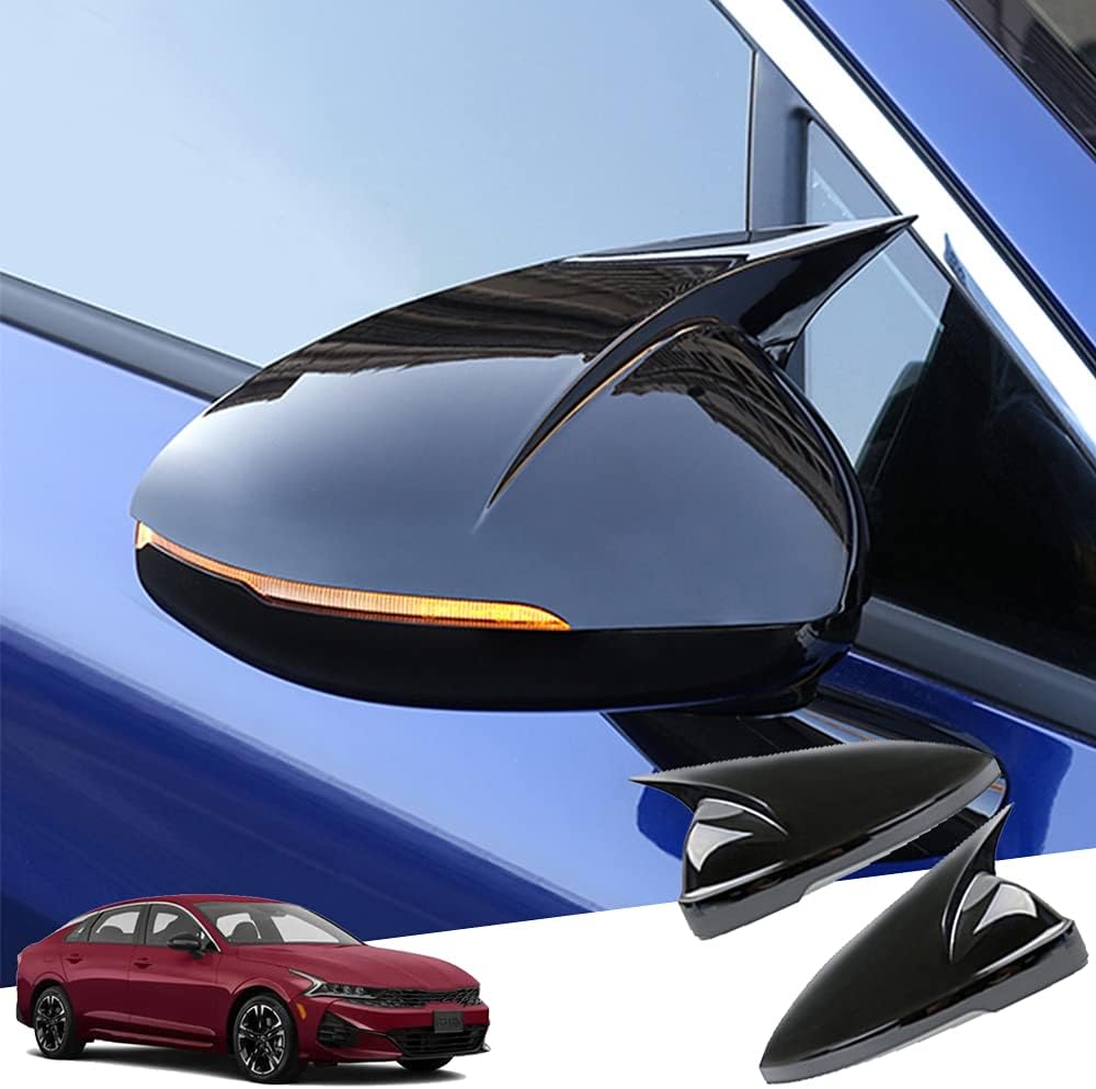 Carbon Fiber Car Side Mirror Caps 2Pcs Set for Kia New K5 W9151