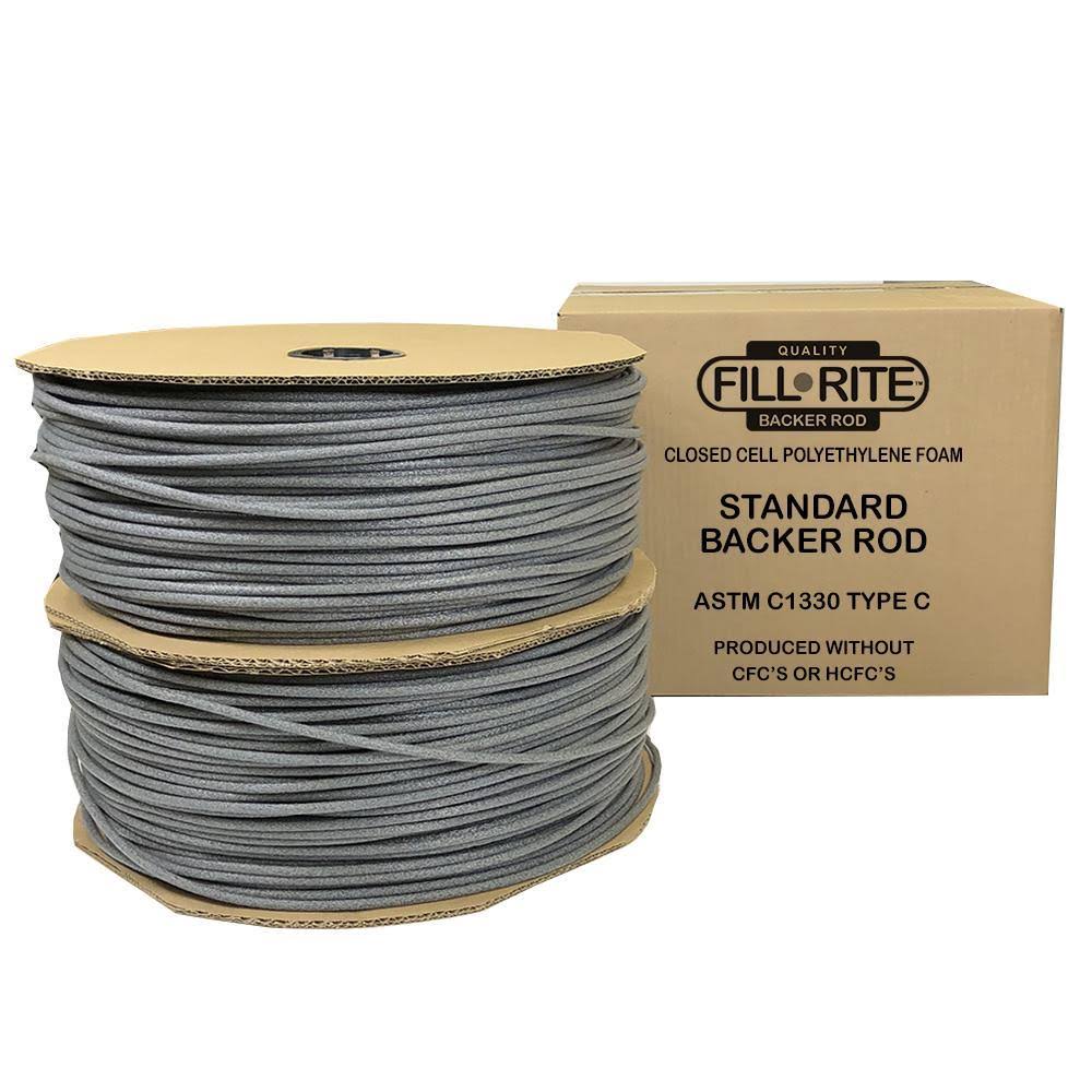 Grey Backer Rod Roll, 1100ft Length x .75x22 Width Y630