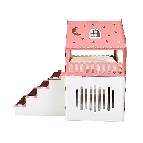 White Triple Pet House Y2368
