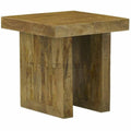 Rustic Reclaimed Wood End Side Table O6757