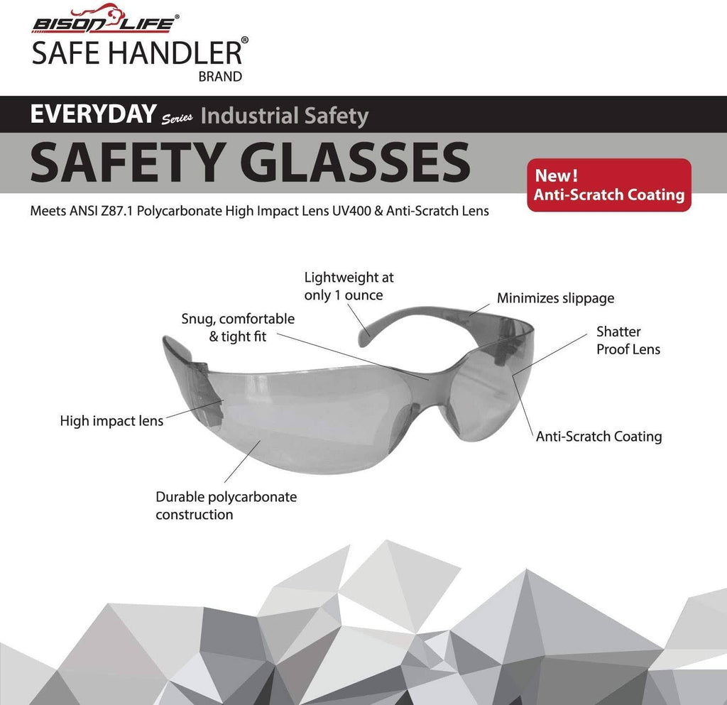 Brown Safety Glasses Pack of 144 K5600
