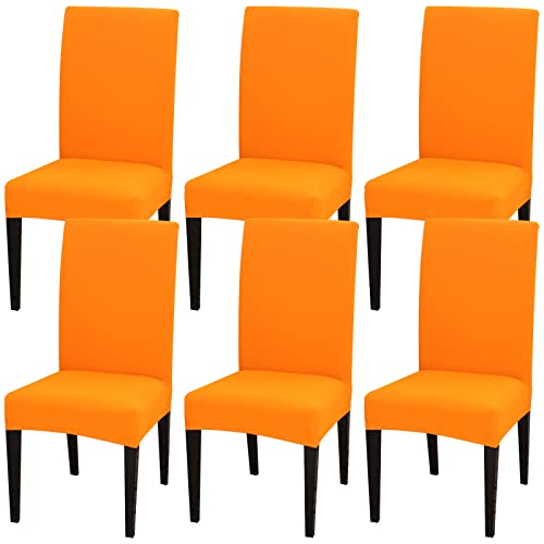 Set of 4 Stretch Spandex Parsons Chair Slipcovers (Pink) S82758