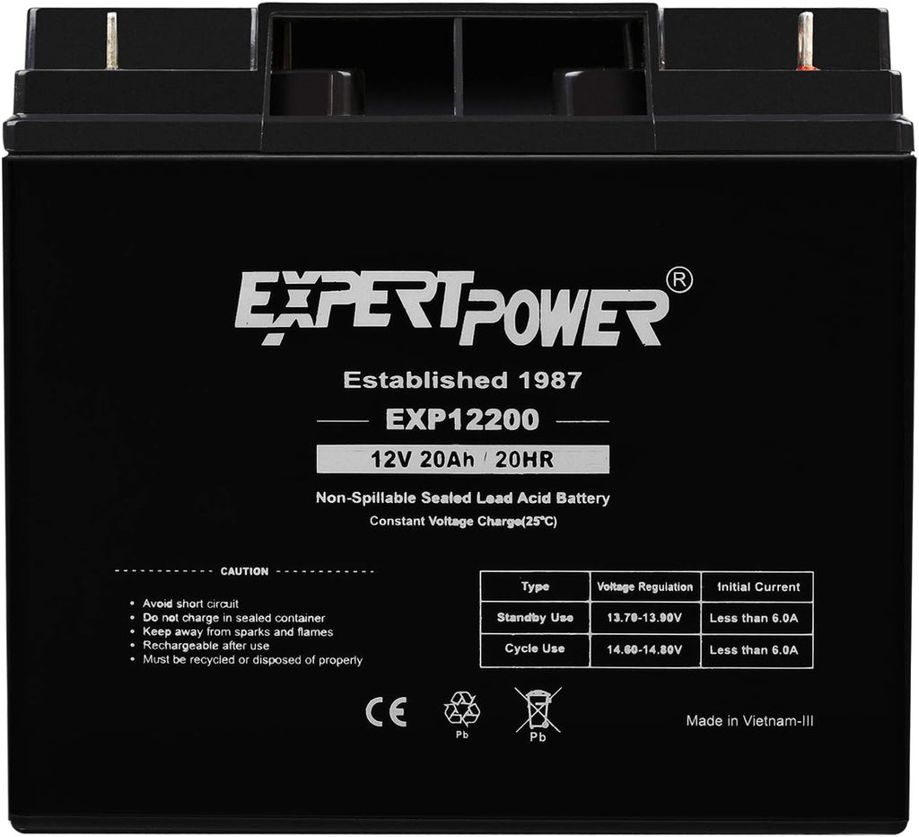 (4 Pack) 12 Volt 20 Ah Rechargeable Battery D24708