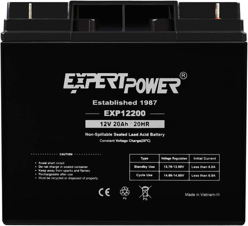 (4 Pack) 12 Volt 20 Ah Rechargeable Battery D24708