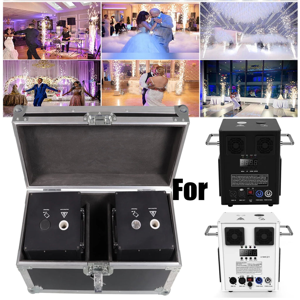 4 Pack Black Adjustable Stage Special Effect Machine K94339