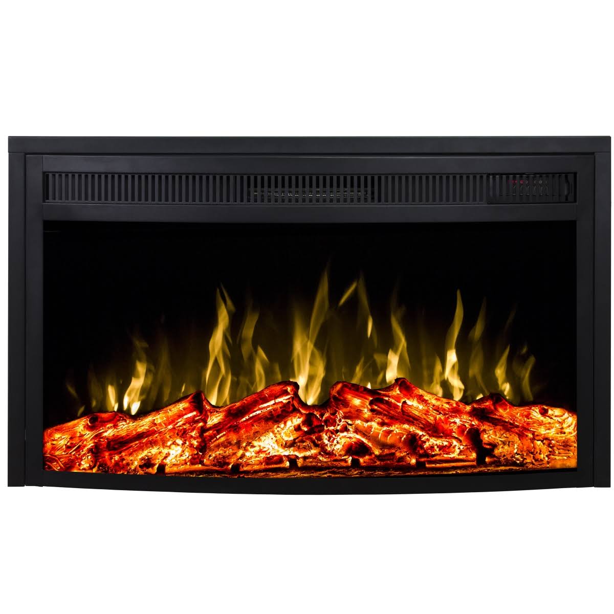 Curved Ventless Electric Fireplace Insert O13426