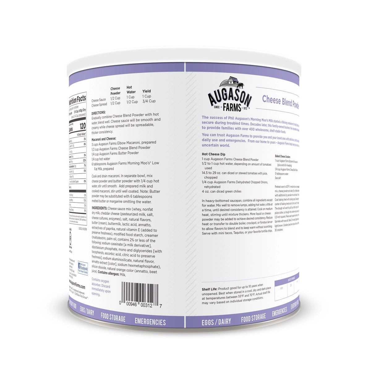 Cheese Blend Powder Gluten Free W64382