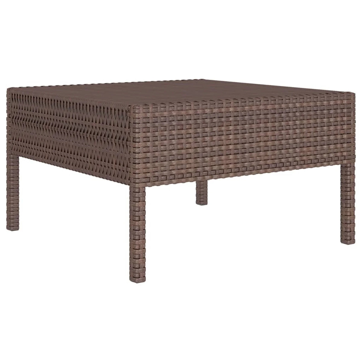 12 Piece Brown Poly Rattan Sectional Outdoor Furniture Set Z5140