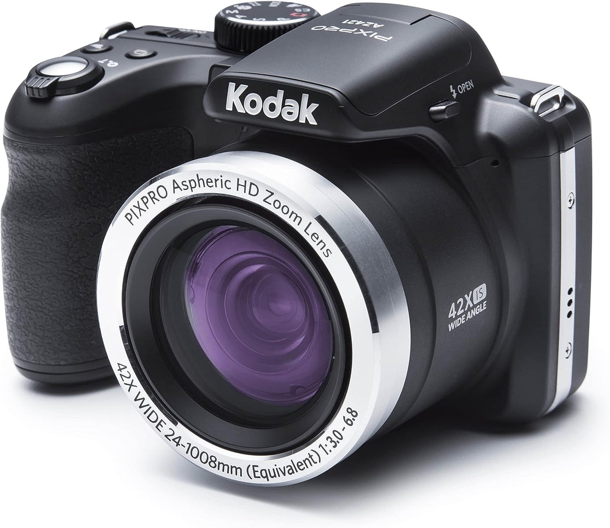 16MP Digital Camera with 42X Optical Zoom and 3 LCD Screen (Black) G9944