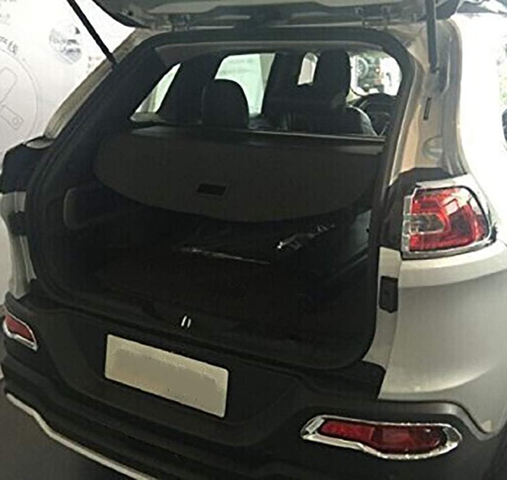 Black Retractable Cargo Cover D7525