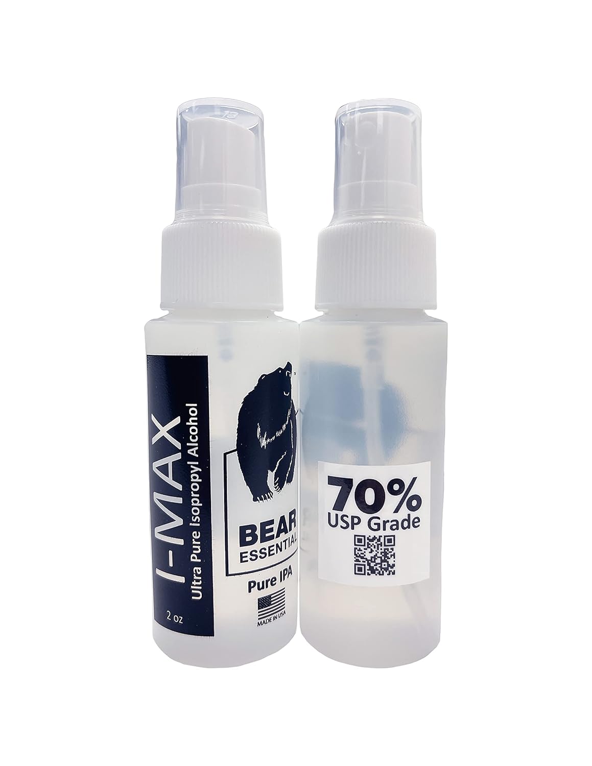 12 Spray Bottles 2 OZ Each Isopropyl Alcohol 70% V646