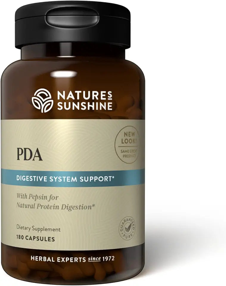 180 Capsules Hydrochloric Acid and Pepsin Supplement V554