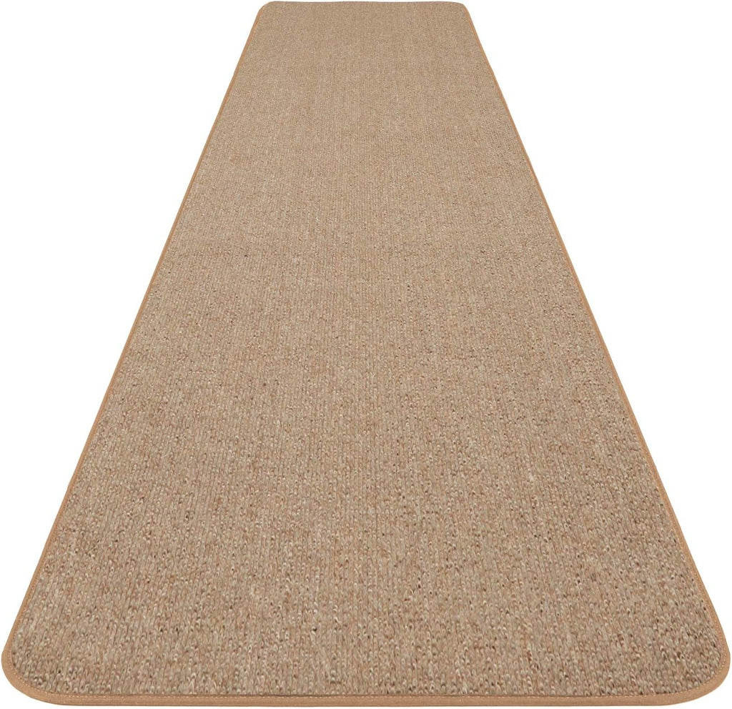 Skid-Resistant Carpet Runner Pebble Beige 8 Feet X 36 Inches S468