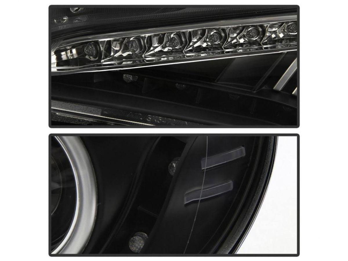 Black DRL LED Projector Headlights S290173