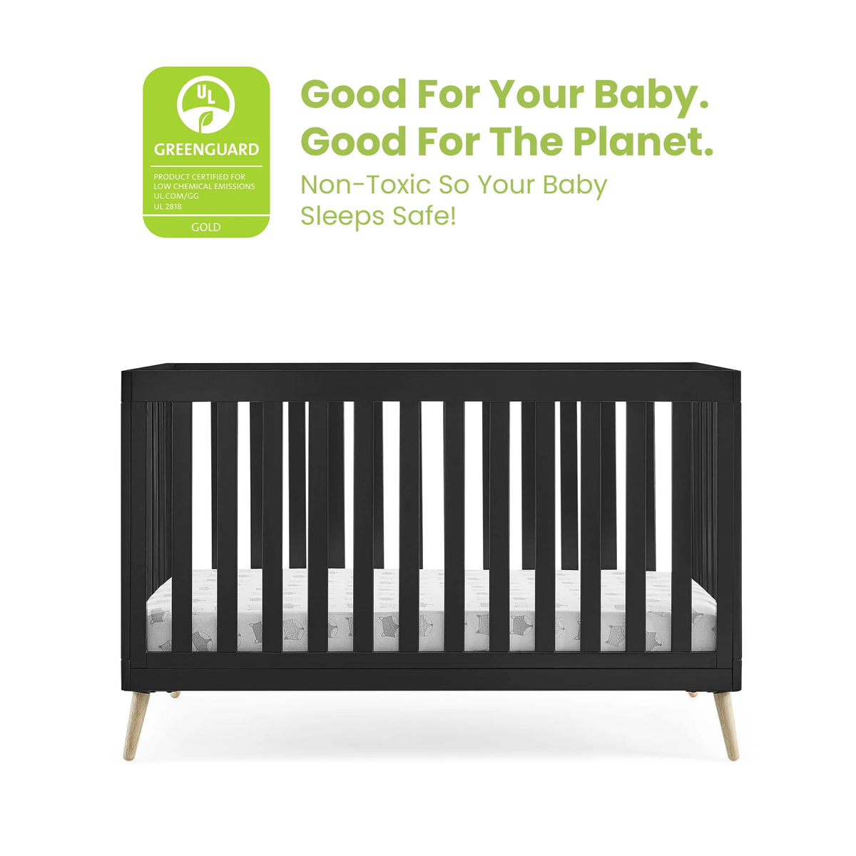 4-in-1 Convertible Baby Crib C57272