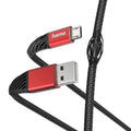 USB Cable 1.5 M 2.0 USB A Micro-USB B Black, Red W189