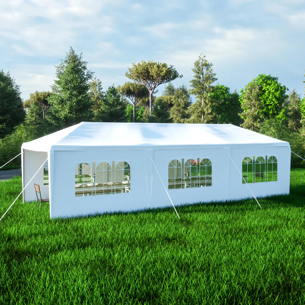 10x30' Outdoor Canopy Tent with 8 Removable Sidewalls E156