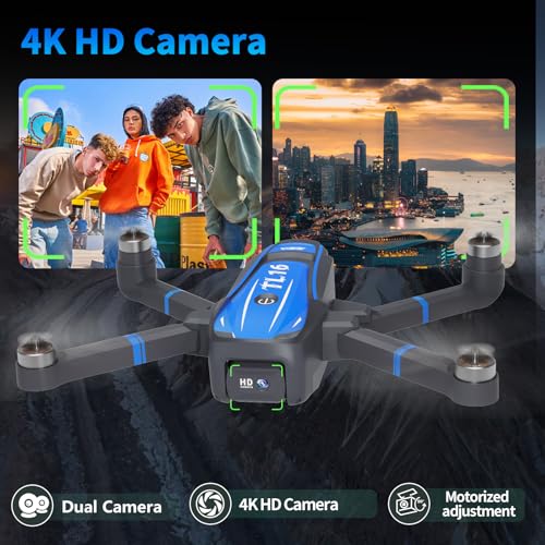 Brushless Motor Drone with 1080P Camera Blue Z9191