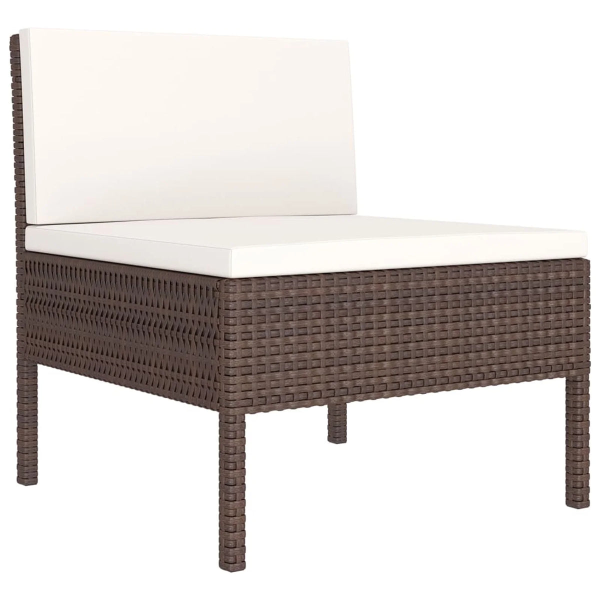 12 Piece Brown Poly Rattan Sectional Outdoor Furniture Set Z5140