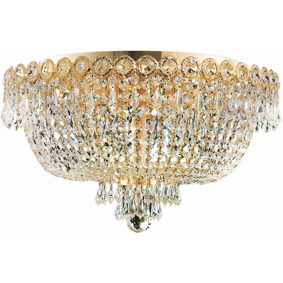 18 inch 6 Light Royal Crystal Flush Mount I2064