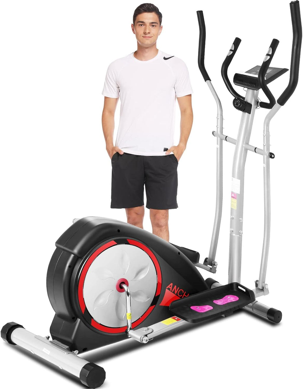 Elliptical Machine with Magnetic Resistance and LCD Monitor K215