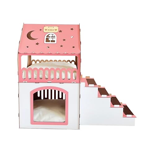 White Triple Pet House Y2368