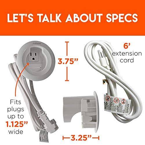 In Wall Power Kit with Low Voltage Cable Management H5172
