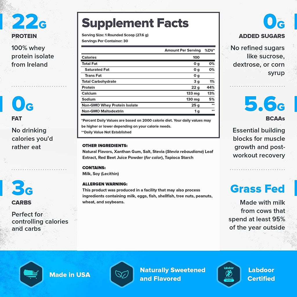 Strawberry Banana Whey Isolate Protein Powder C35044