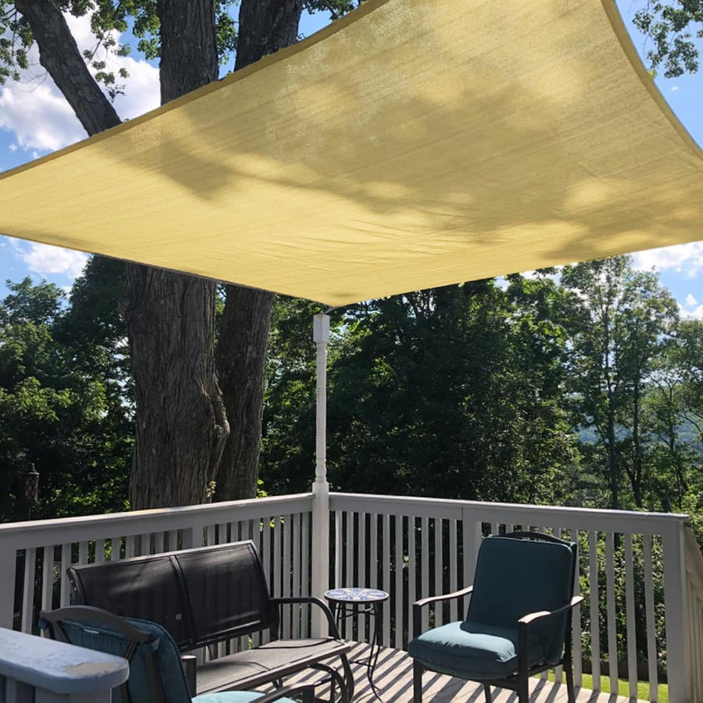 Heavy Duty Rectangle Sun Shade Sail 26' x 20' Pack of 2 T21081