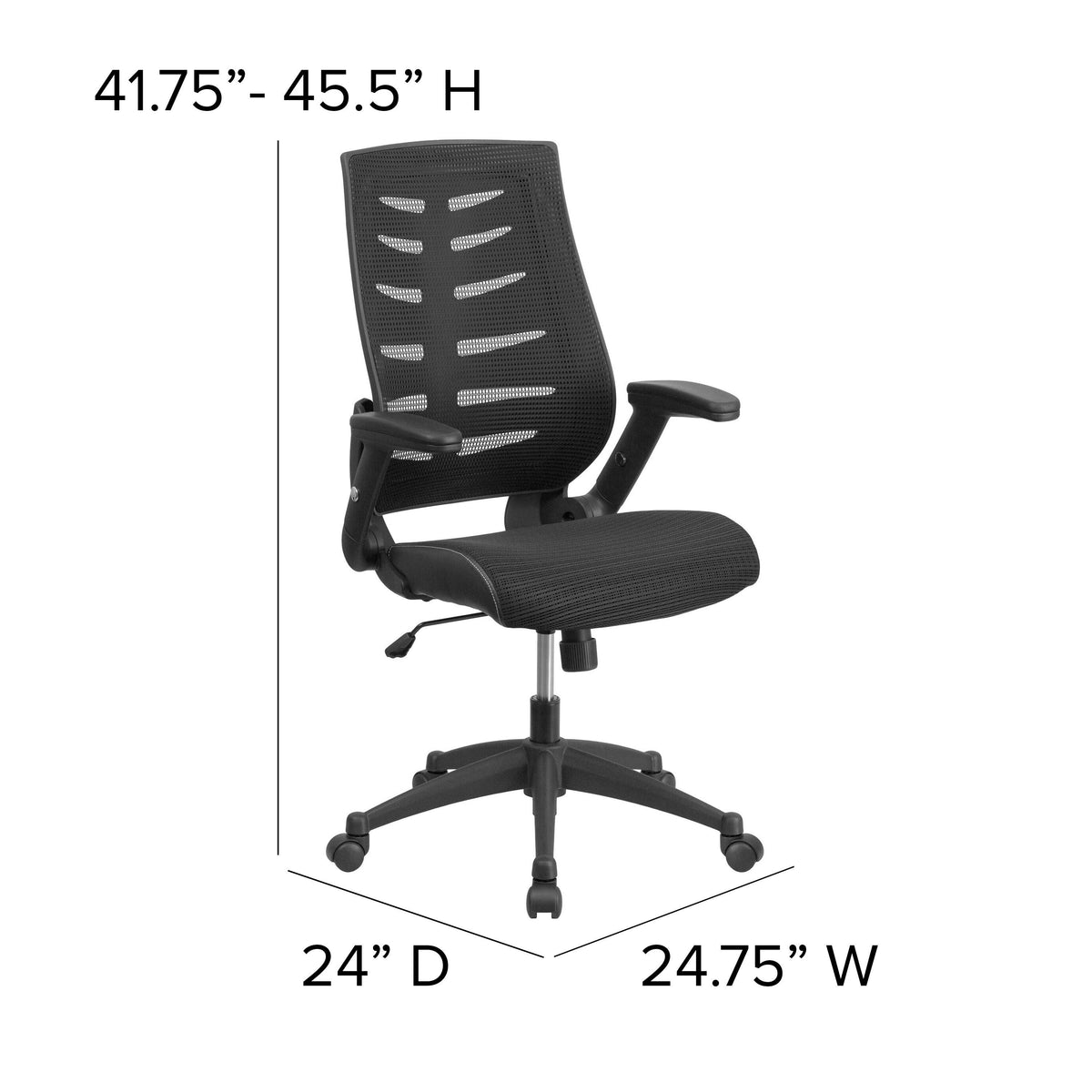Black Mesh High Back Chair L92890