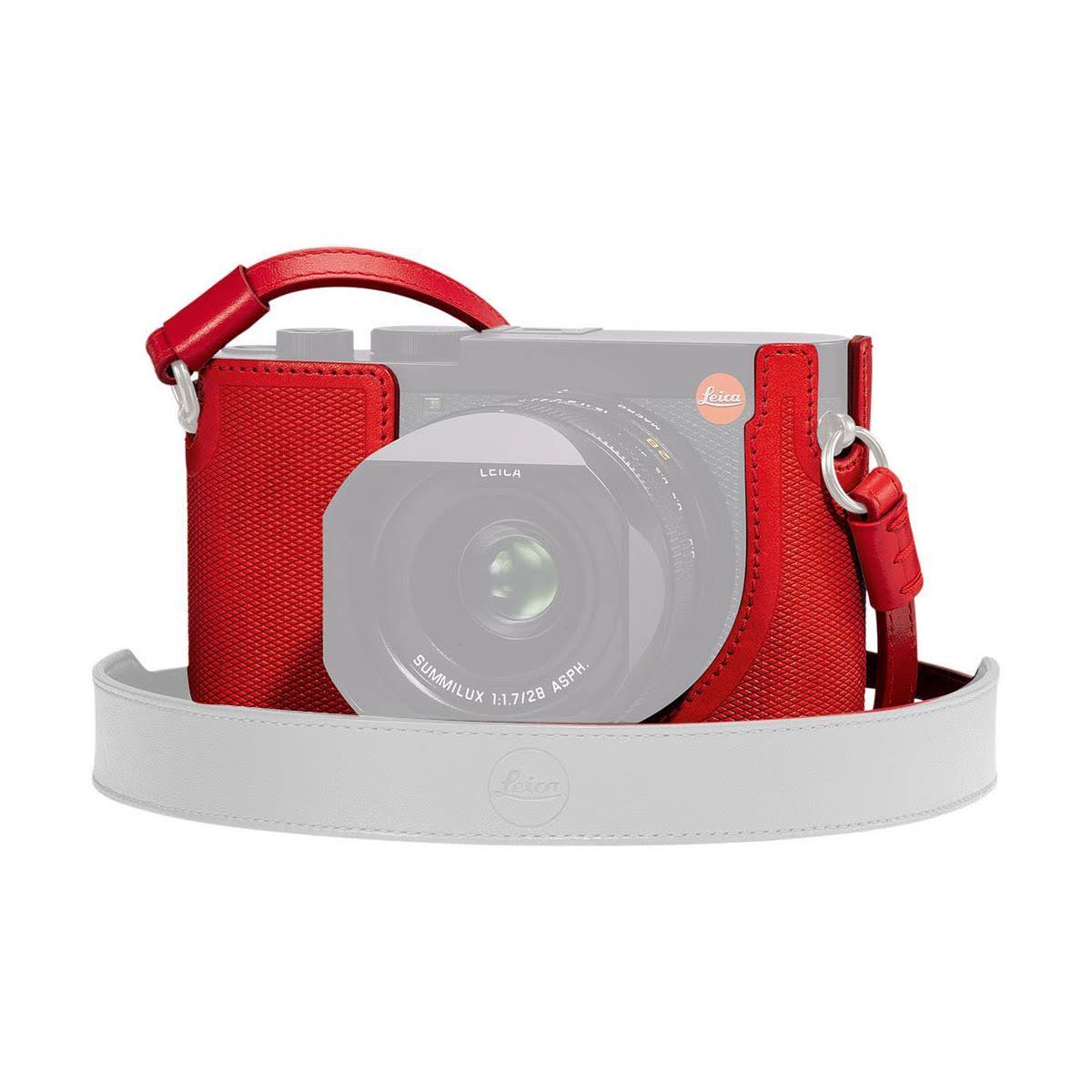 Leather Protector Digital Camera Red A582503