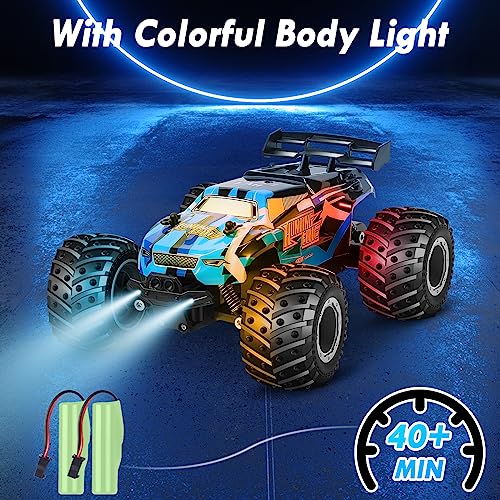 2.4Ghz All Terrain Off-Road Monster Truck with LED Bodylight and 2 Rechargeable Batteries X711