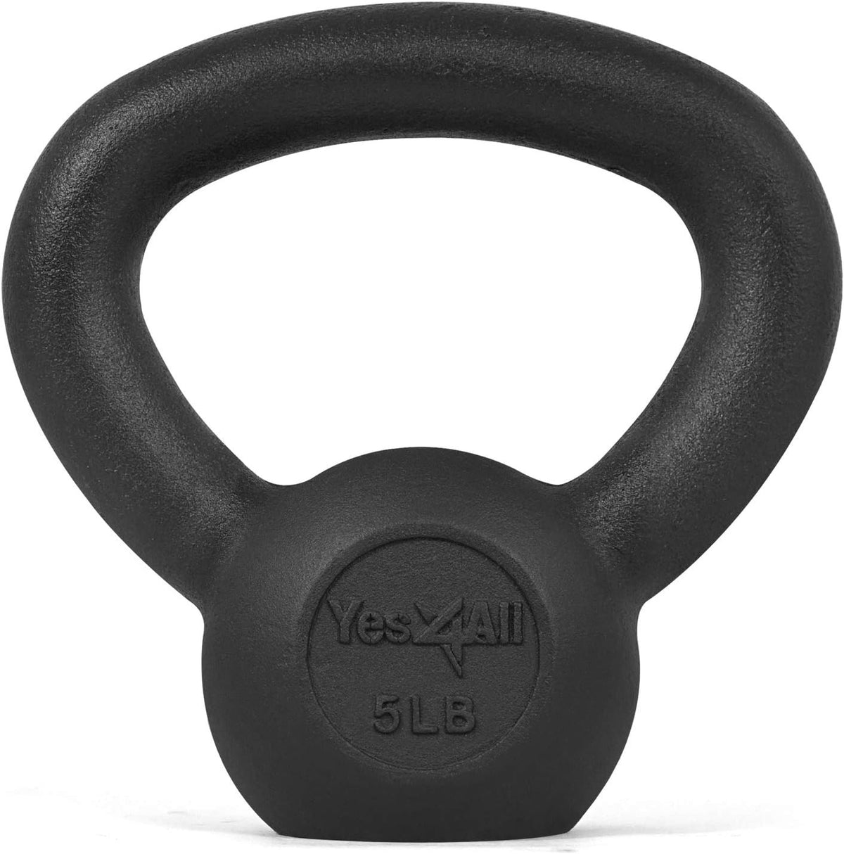 Solid Rubber Base Cast Iron Kettlebell Weights Set, Pack of 2 O89667