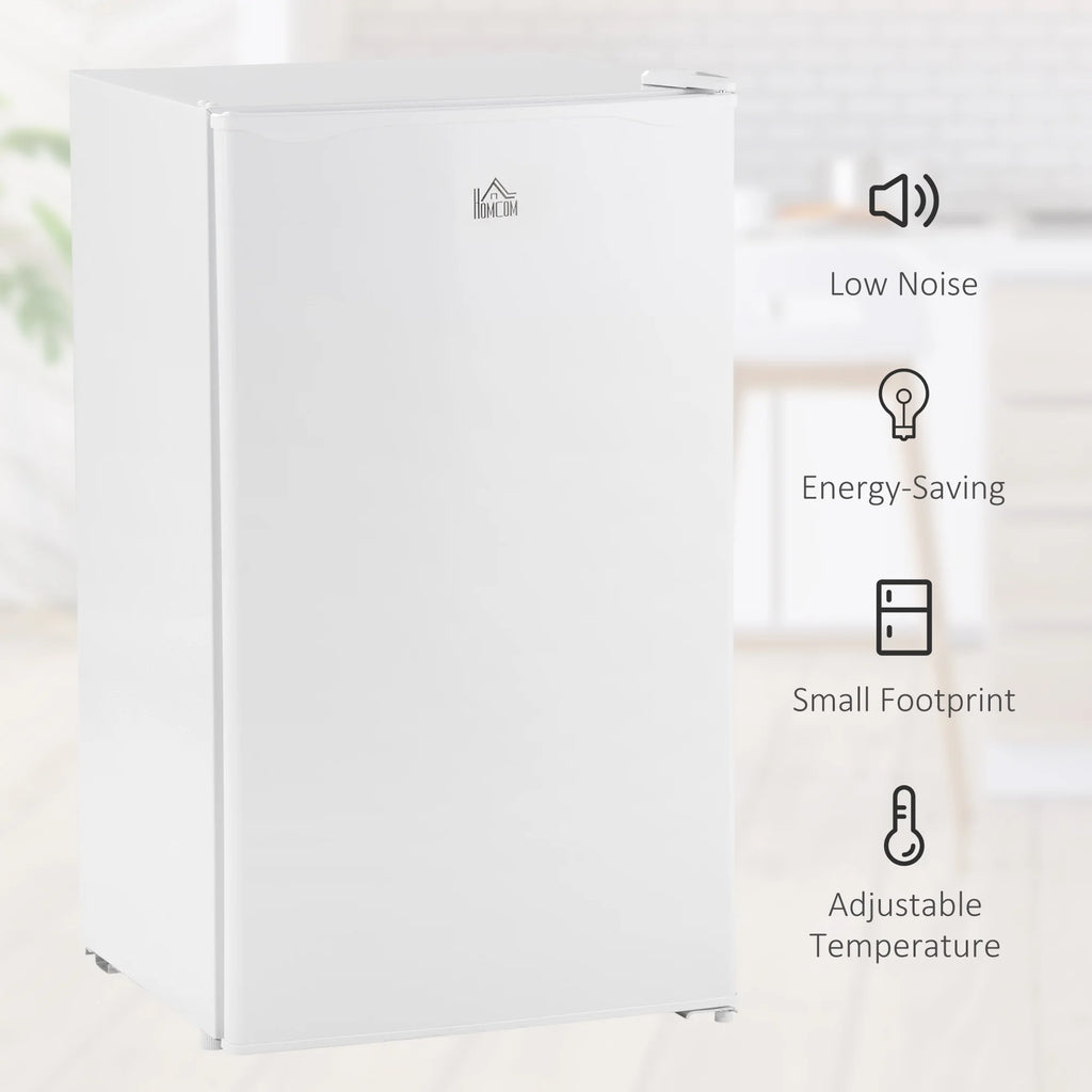 White 3.2 Cu.Ft Mini Fridge with Freezer O526