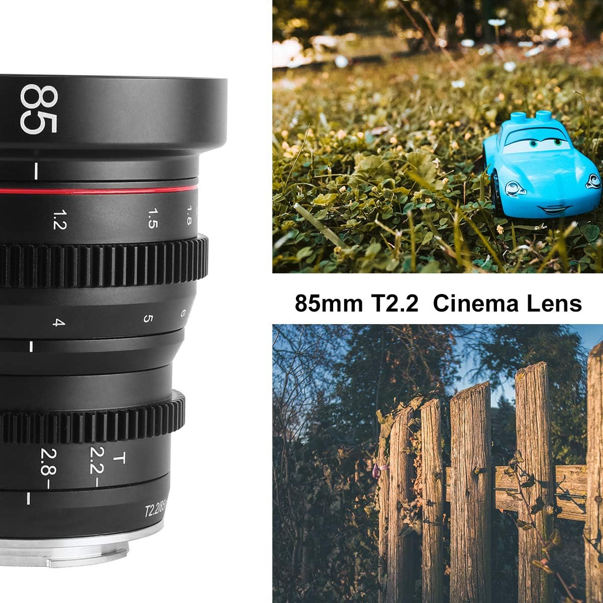 85mm T2.2 Manual Focus Cinema Lens for M43 Mount Y2943