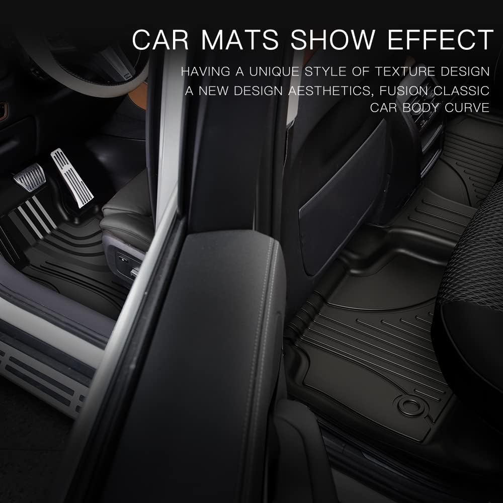 All Weather TPE Car Floor Mats Full Set X85876